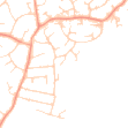 Daytime road noise heatmap for RH19 4BQ