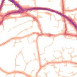 Daytime road noise heatmap for RH19 4EF