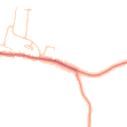 Daytime road noise heatmap for RH19 4HU