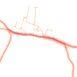 Daytime road noise heatmap for RH19 4NS