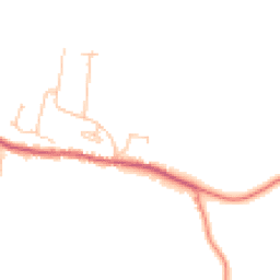 Daytime road noise heatmap for RH19 4NX