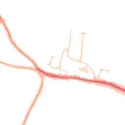 Daytime road noise heatmap for RH19 4PD