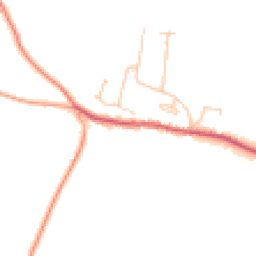 Daytime road noise heatmap for RH19 4PH