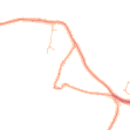 Daytime road noise heatmap for RH19 4QG