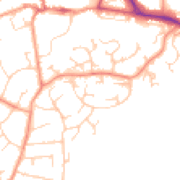Daytime road noise heatmap for RH19 4SE