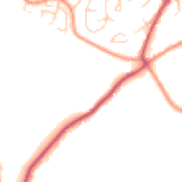 Daytime road noise heatmap for RH19 4TQ