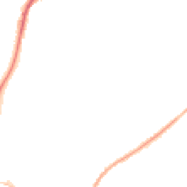 Night-time road noise heatmap for RH2 0ED