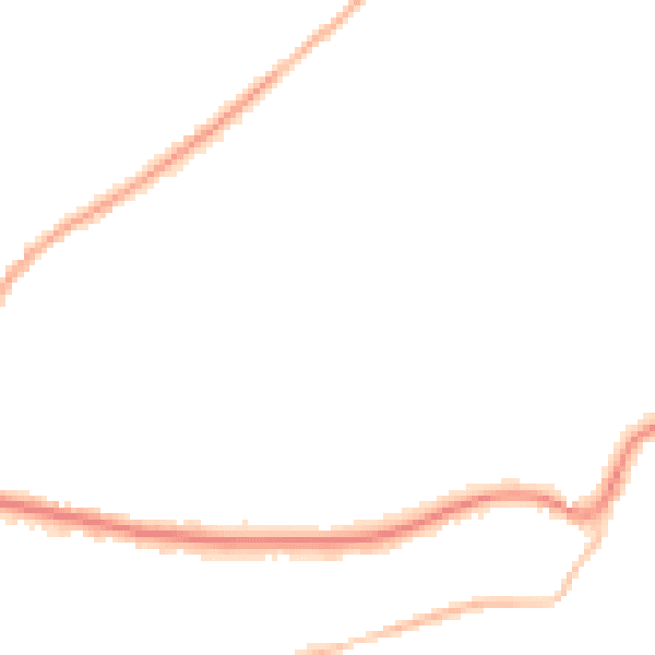 Night-time road noise heatmap for RH2 0UD