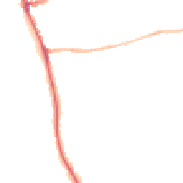 Night-time road noise heatmap for RH2 7HS