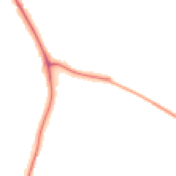 Night-time road noise heatmap for RH2 7PT