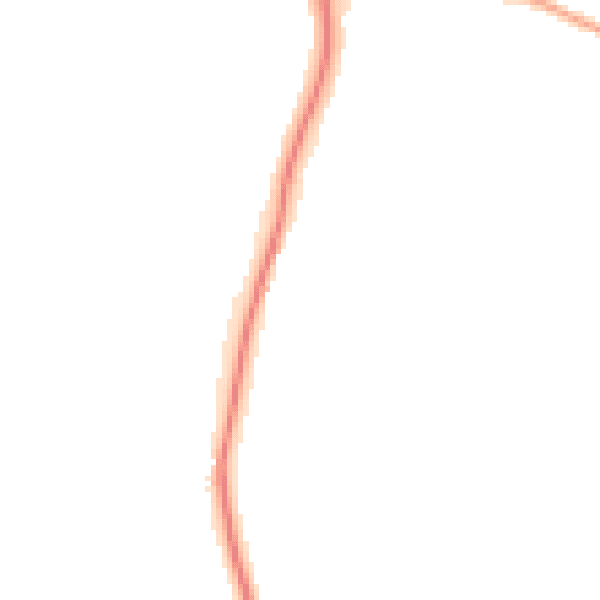 Night-time road noise heatmap for RH2 8BU