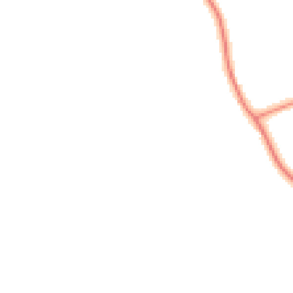 Daytime road noise heatmap for RH2 8QD