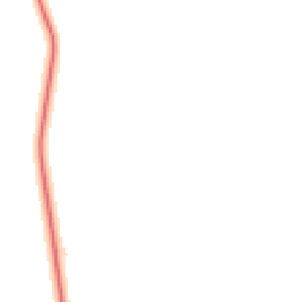 Night-time road noise heatmap for RH2 8QJ