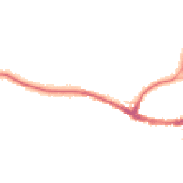 Night-time road noise heatmap for RH2 9BX