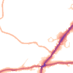 Daytime road noise heatmap for RH20 1AG