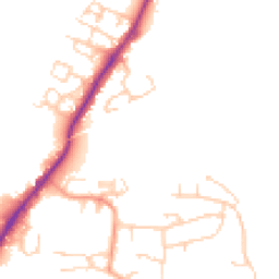 Daytime road noise heatmap for RH20 1AT