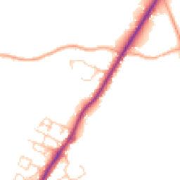 Daytime road noise heatmap for RH20 1BG