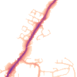 Daytime road noise heatmap for RH20 1FL