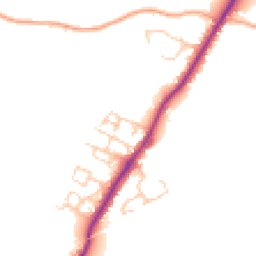 Daytime road noise heatmap for RH20 1FS