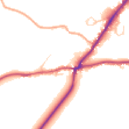 Daytime road noise heatmap for RH20 1FT