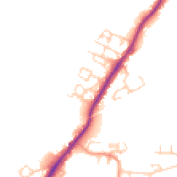 Daytime road noise heatmap for RH20 1FW