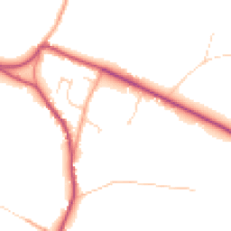Daytime road noise heatmap for RH20 1HH
