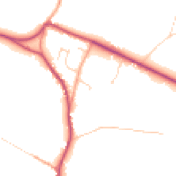 Daytime road noise heatmap for RH20 1JD