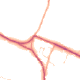 Daytime road noise heatmap for RH20 1JG