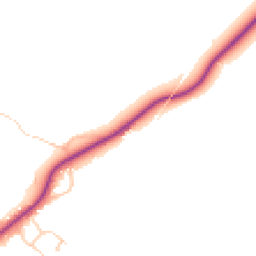 Daytime road noise heatmap for RH20 1LD