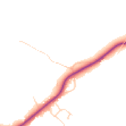 Daytime road noise heatmap for RH20 1LE