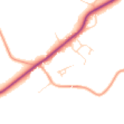 Daytime road noise heatmap for RH20 1LP