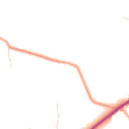 Daytime road noise heatmap for RH20 1LY