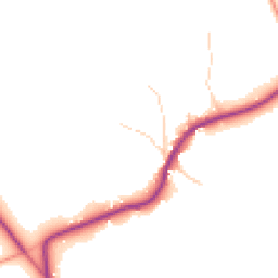 Daytime road noise heatmap for RH20 1NE
