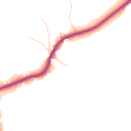 Daytime road noise heatmap for RH20 1NG