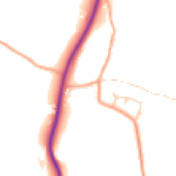 Daytime road noise heatmap for RH20 1PF