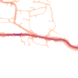 Daytime road noise heatmap for RH20 2BU