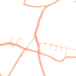 Daytime road noise heatmap for RH20 2PY