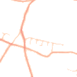 Daytime road noise heatmap for RH20 2QB