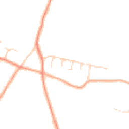 Daytime road noise heatmap for RH20 2QG