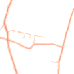 Daytime road noise heatmap for RH20 2QW