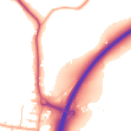 Daytime road noise heatmap for RH20 3AT