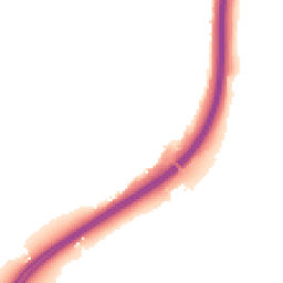 Night-time road noise heatmap for RH20 3BD