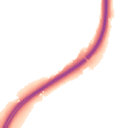 Night-time road noise heatmap for RH20 3BE