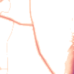 Daytime road noise heatmap for RH20 3BH