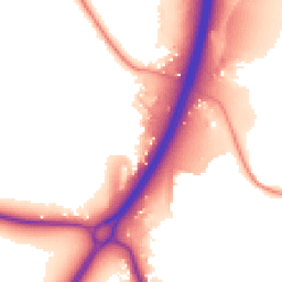 Daytime road noise heatmap for RH20 3BN