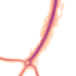 Night-time road noise heatmap for RH20 3BN