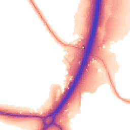 Daytime road noise heatmap for RH20 3BW