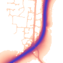 Daytime road noise heatmap for RH20 3BY