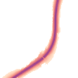 Night-time road noise heatmap for RH20 3BY