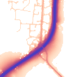 Daytime road noise heatmap for RH20 3DD